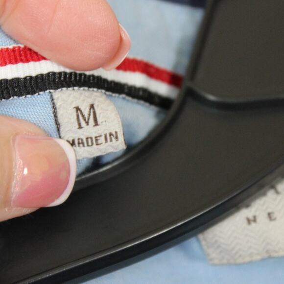 Jachs New York Men's Navy Sailboat Print SS Button Up Shirt Size‎ Medium - Picture 5 of 6